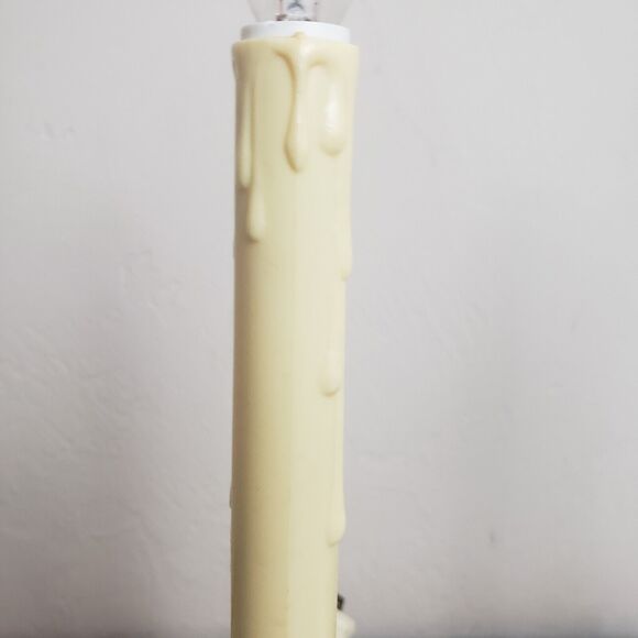 Lot of 2 Vintage MCM 9”‎ Christmas Window Electric Light Drip Candles - Picture 2 of 8